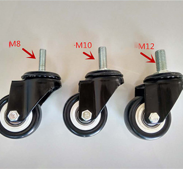 How to quickly determine the screw size of the screw caster wheel?